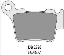 Delta Braking KTM 450 SX/SX-F (03-14) klocki hamulcowe tył