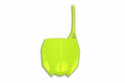 UFO TABLICA NA NUMER STARTOWY YAMAHA YZF 250 '19-21, YZF 450 18-21 KOLOR ŻÓŁTY FLUO