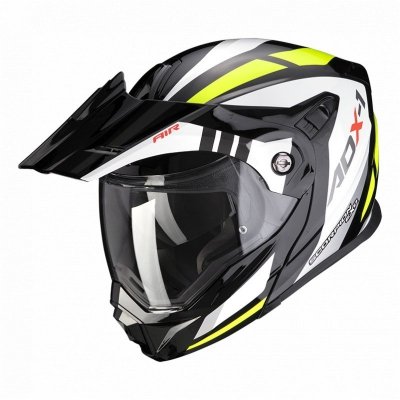 SCORPION ADX-1 LONTANO (BK-NEON YELLOW) KASK SZCZĘKOWY ADV S