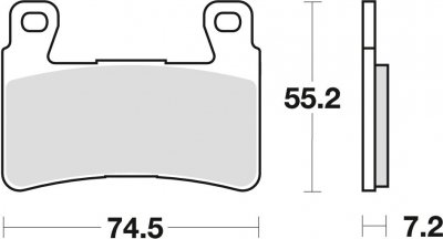 TRW klocki hamulcowe przód Honda CB 1100 A (Superfour) (05-09)