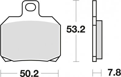 TRW klocki hamulcowe tył Ducati Evo Corse SE 848 ( 12-13)