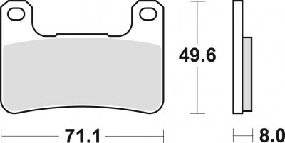 TRW klocki hamulcowe przód Kawasaki Z 900 RS ABS (18-)