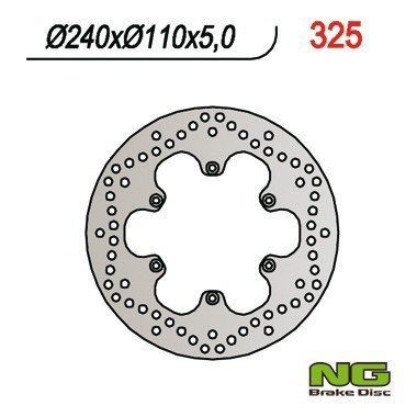 Tarcza hamulcowa tylna BMW G 650 GS 09-