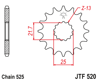  DID JT zestaw napędowy Suzuki GSX S 750 (15-16)