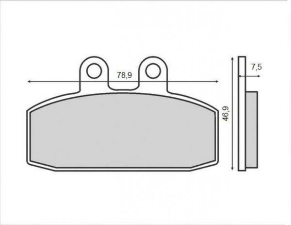 Brenta klocki hamulcowe (metaliczne) przód Honda NS 125 F/R (86-90)