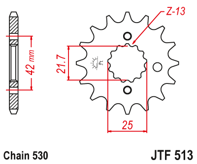 DID JT zestaw napędowy Suzuki RF 900 (94-00)
