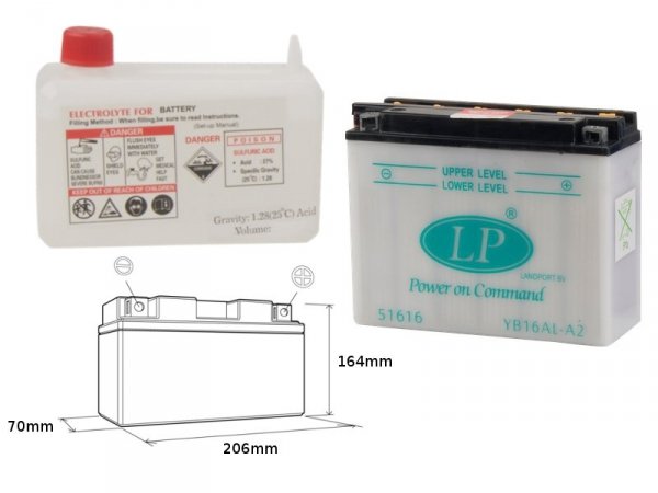 LANDPORT Ducati 1000 ST4 akumulator elektrolit osobno