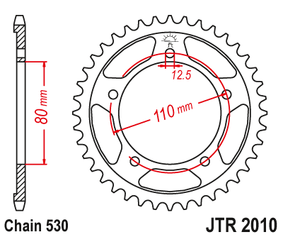 DID JT zestaw napędowy Triumph 900 Trident / 91-98