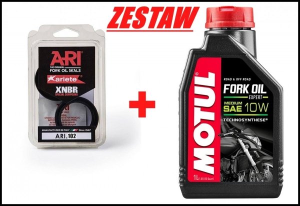 USZCZELNIACZE OLEJOWE + OLEJ / KAWASAKI Z 750 S 04-05