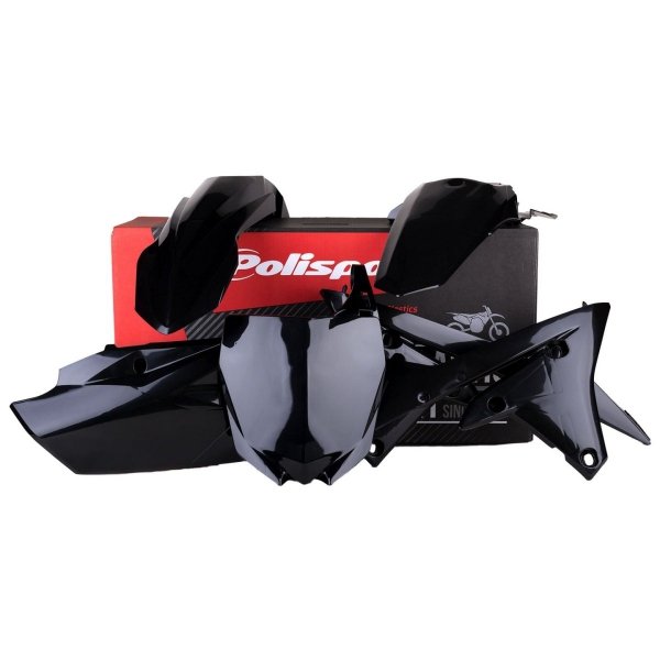 POLISPORT KOMPLET PLASTIKÓW YAMAHA YZ 250F '14-'18; YZ 450F '14-'17 KOLOR CZARNY