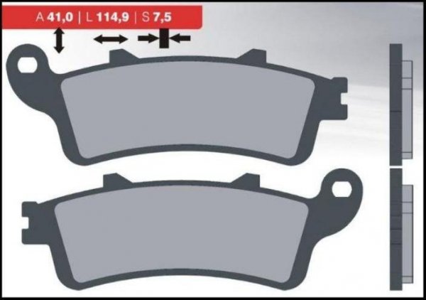  Brenta klocki hamulcowe (metaliczne) tył Honda VFR 800 (06-09) 