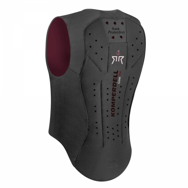KOMPERDELL Kamizelka ochronna jeździecka Ballistic Champion Junior black-burgundy  rozm.152