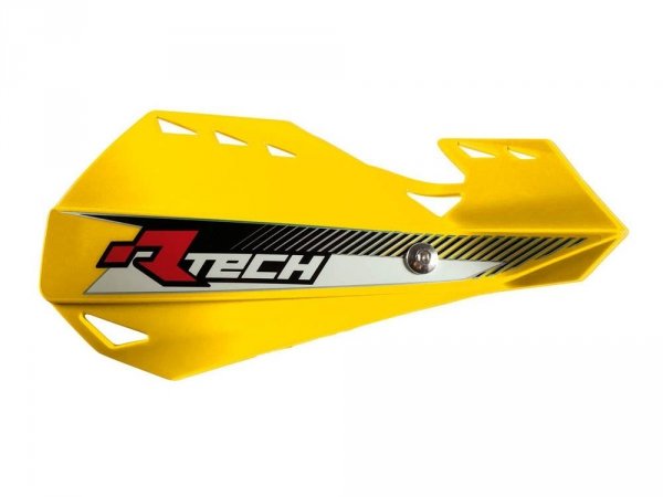 Racetech osłony rąk DUAL EVO cross/enduro z mocowaniami żółty