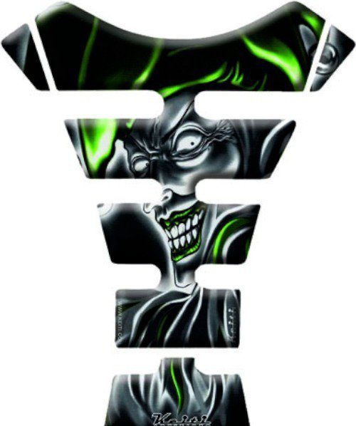 NAKLEJKA NA BAK TANKPAD KEITI CLOWN GREEN