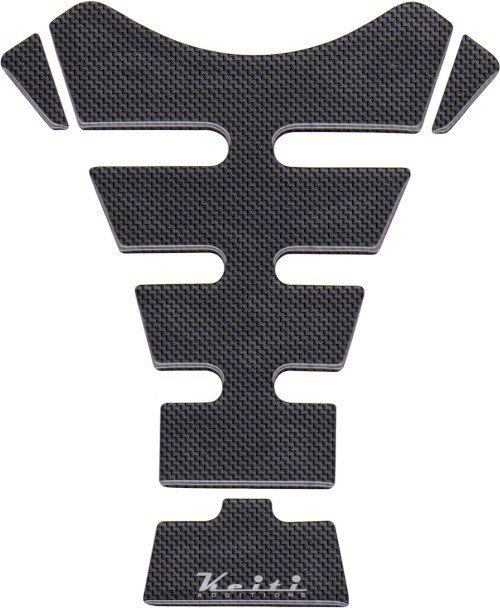 NAKLEJKA NA BAK TANKPAD KEITI BLACK CARBON LOOK