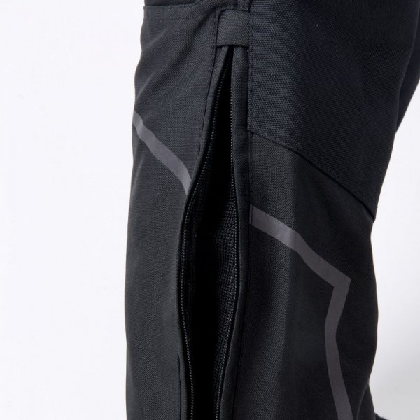 SPODNIE MOTOCYKLOWE TEKSTYLNE DAMSKIE OZONE UNION BLACK WXS