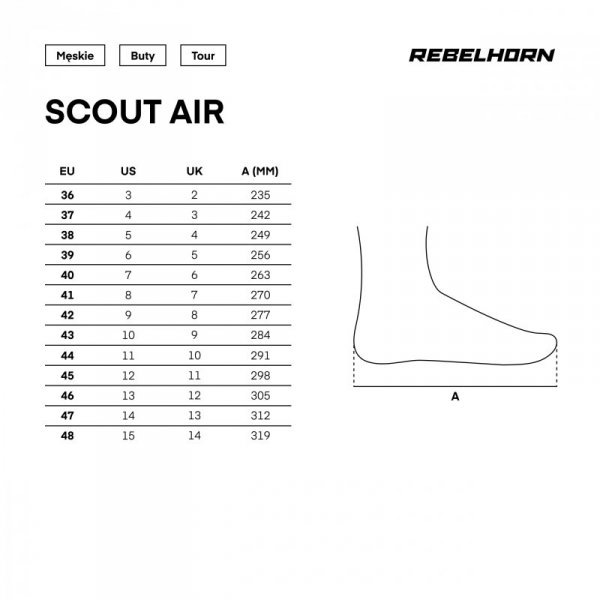BUTY MOTOCYKLOWE REBELHORN SCOUT AIR BLACK 44