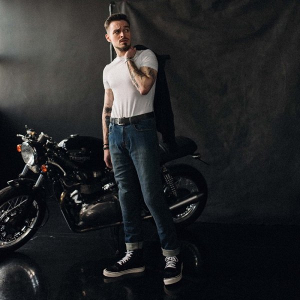 SPODNIE JEANS BROGER CALIFORNIA SLIM FIT WASHED BLUE W30L32