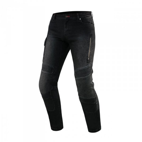 JEANSY MOTOCYKLOWE REBELHORN VANDAL DENIM BLACK 38/34