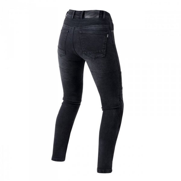 JEANSY MOTOCYKLOWE DAMSKIE OZONE AGNESS 2 WASHED BLACK 28/32 W28/32