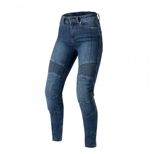 JEANSY MOTOCYKLOWE DAMSKIE OZONE AGNESS 2 WASHED BLUE 28/32 W28/32