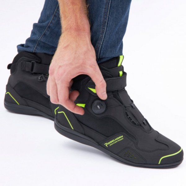 BUTY MOTOCYKLOWE REBELHORN SPARK 2 BLACK FLUO YELLOW 37