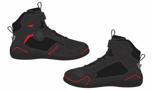 BUTY MOTOCYKLOWE REBELHORN SPARK 2 BLACK RED 40
