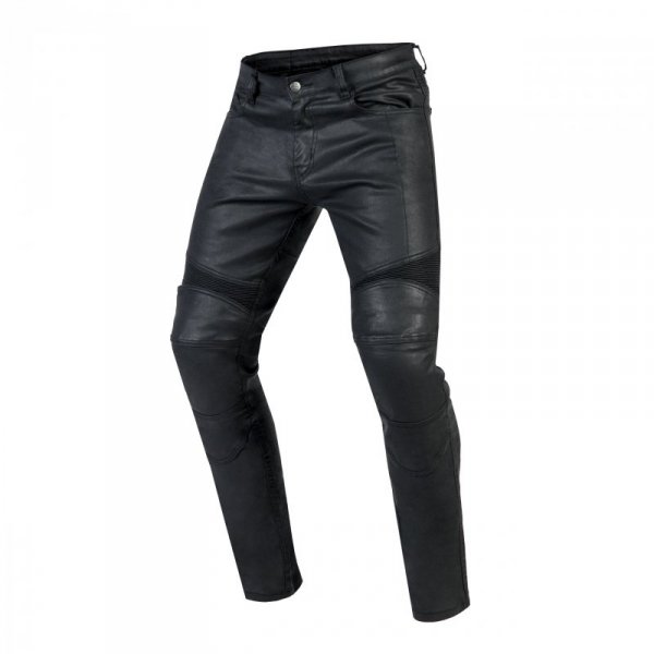 JEANSY MOTOCYKLOWE OZONE RUSTY WAXED BLACK 28/34