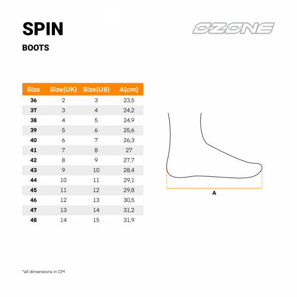 BUTY MOTOCYKLOWE OZONE SPIN BLACK BLACK SOLE 42