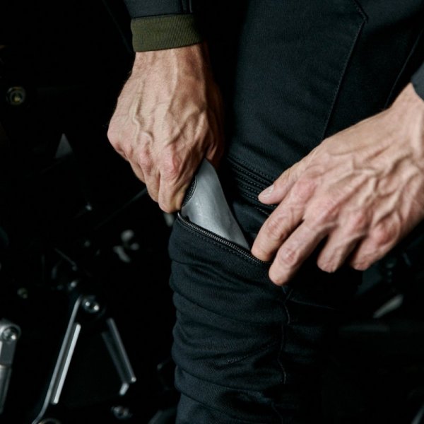 JEANSY MOTOCYKLOWE REBELHORN EAGLE 3 SLIM FIT WASHED BLUE 38/32