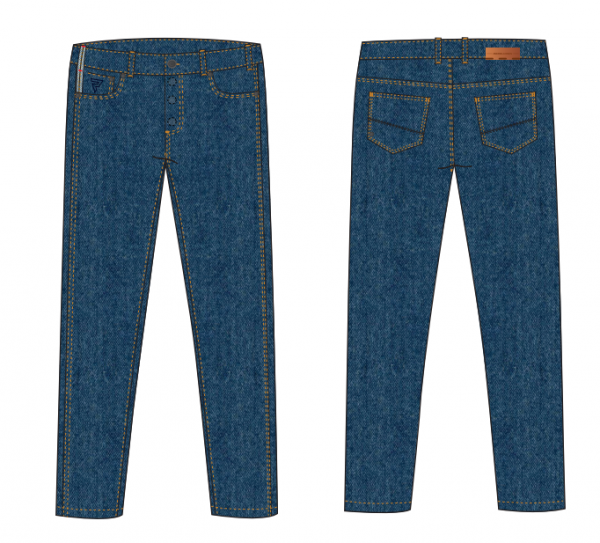JEANSY MOTOCYKLOWE REBELHORN NOMAD TAPERED FIT WASHED BLUE 36/34