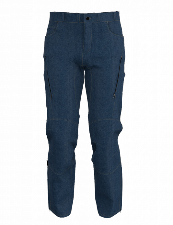 JEANSY MOTOCYKLOWE REBELHORN HAWK 3 REGULAR FIT WASHED BLUE 28/34