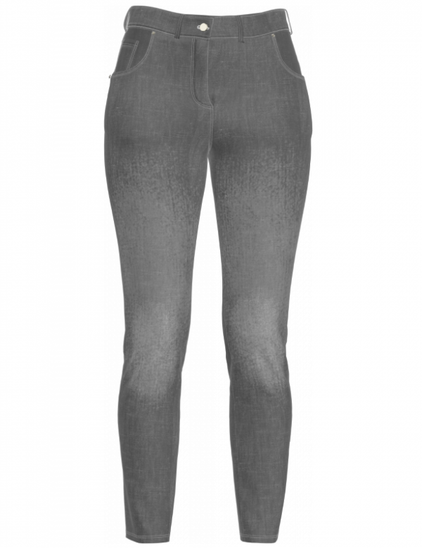 JEANSY MOTOCYKLOWE DAMSKIE REBELHORN CLASSIC 3 SLIM FIT WASHED GREY 34/30 W34/30