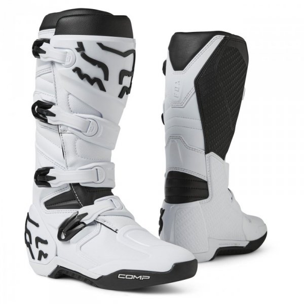 BUTY MOTOCYKLOWE FOX COMP WHITE 9