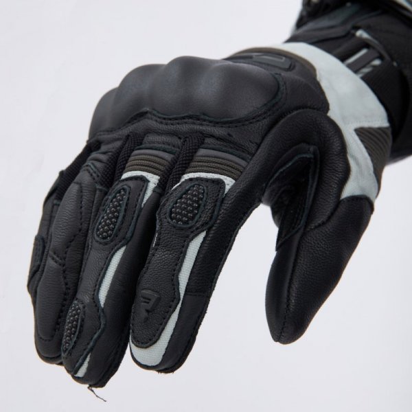 RĘKAWICE MOTOCYKLOWE REBELHORN RANGE BLACK LIGHT GREY 3XL