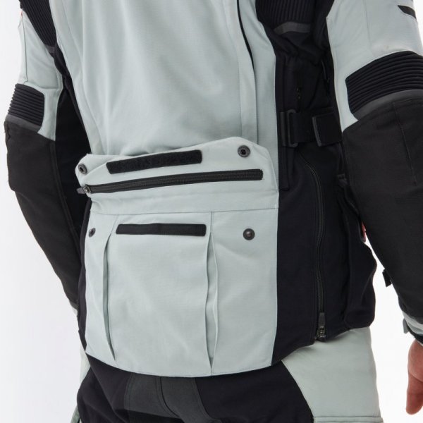 KURTKA MOTOCYKLOWA TEKSTYLNA REBELHORN RANGE GREY BLACK RED M