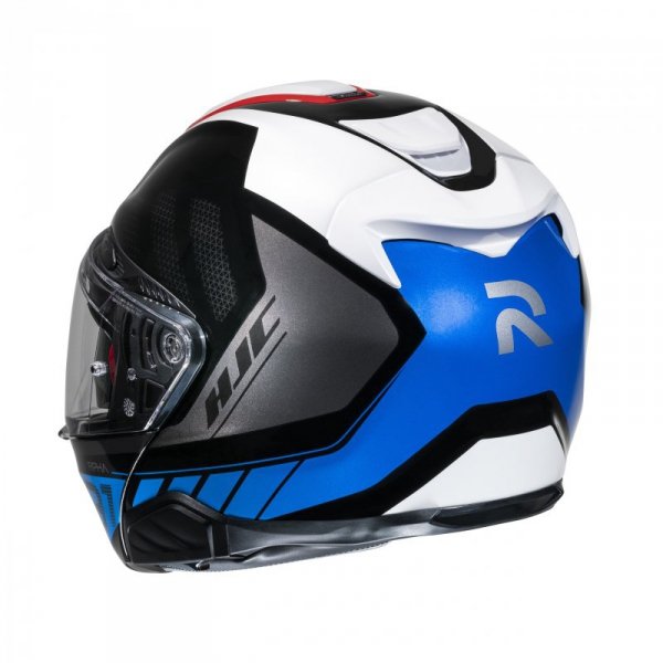KASK MOTOCYKLOWY HJC RPHA91 RAFINO WHITE BLUE RED L