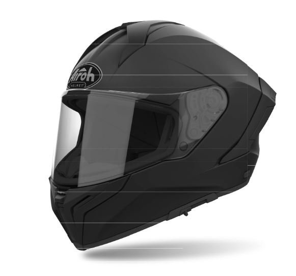 KASK MOTOCYKLOWY AIROH MATRYX COLOR MATT BLACK XXL