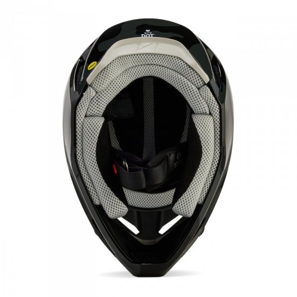 KASK MOTOCYKLOWY FOX V1 BNKR BLACK CAMO L