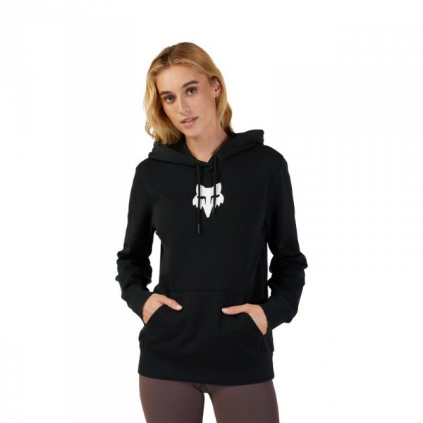 BLUZA Z KAPTUREM DAMSKA FOX HEAD BLACK XS