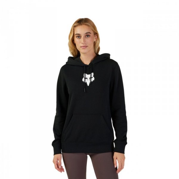 BLUZA Z KAPTUREM DAMSKA FOX HEAD BLACK S