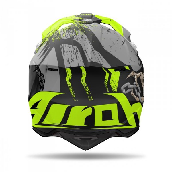 KASK MOTOCYKLOWY AIROH WRAAAP DARKNESS MATT S