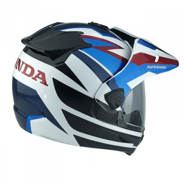 KASK MOTOCYKLOWY ARAI TOUR-X5 HONDA AFRICA TWIN BLUE S