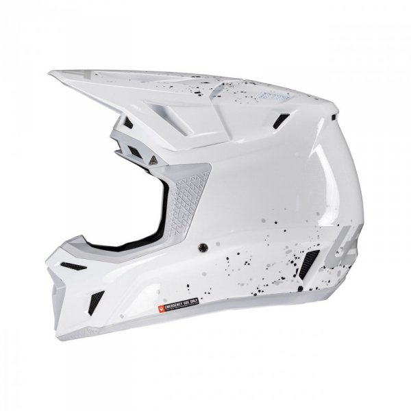KASK MOTOCYKLOWY Z GOGLAMI LEATT KIT MOTO 8.5 WHITE M
