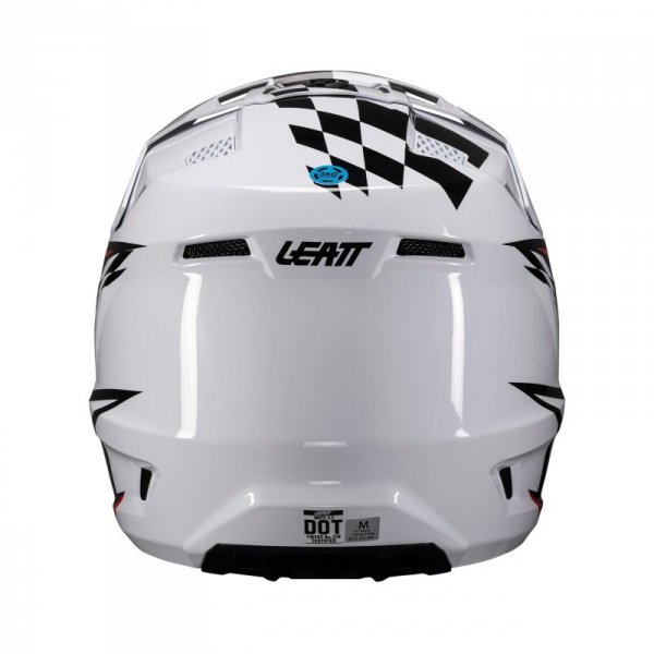 KASK MOTOCYKLOWY Z GOGLAMI LEATT KIT MOTO 3.5 WHITE S