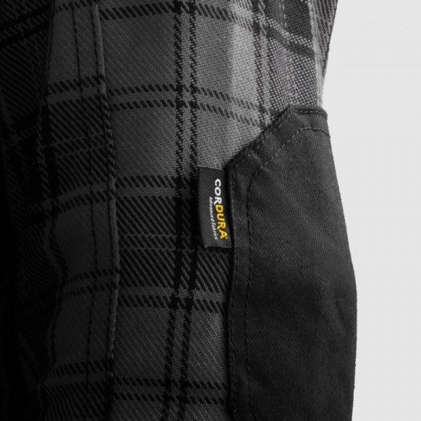KOSZULA MOTOCYKLOWA REBELHORN SHIFTER BLACK GREY 5XL