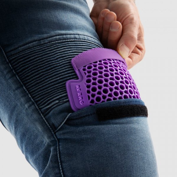 JEANSY MOTOCYKLOWE REBELHORN REVOLT WASHED BLUE MONOLAYER 36/32