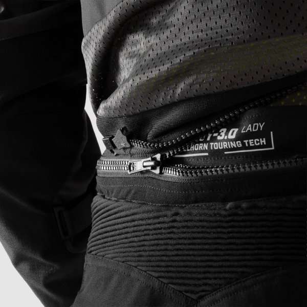 SPODNIE MOTOCYKLOWE TEKSTYLNE DAMSKIE REBELHORN HARDY 3.0 BLACK WM