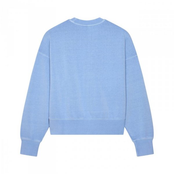 BLUZA DAMSKA FOX WORDMARK OVERSIZED FLEECE CREW CASHMERE BLUE M