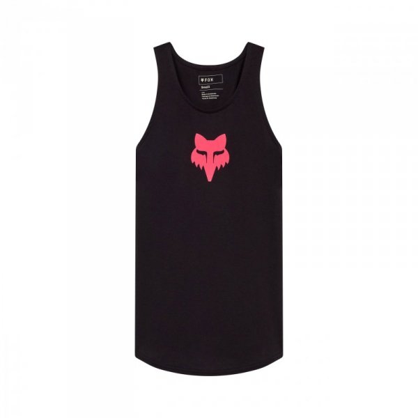 KOSZULKA BEZ RĘKAWÓW DAMSKA FOX HEAD TANK BLACK PINK XS